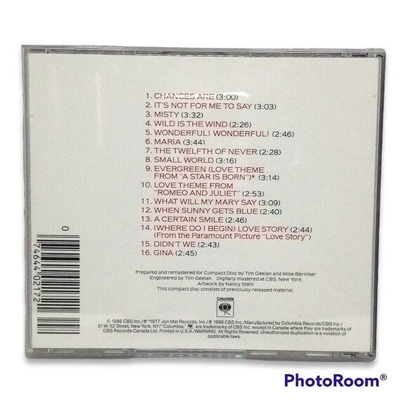 Johnny Mathis 16 Most Requested Songs CD(1986)- Remastered - Compilation - Picture 2 of 4